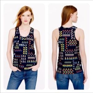 J. Crew Patterned Tank Top